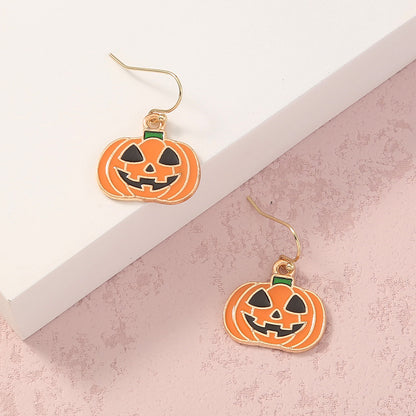 Geometric Alloy Halloween Earrings for Women