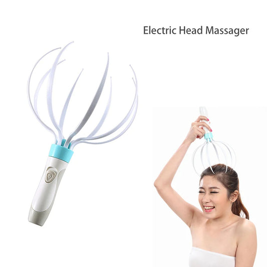 8-Claw Electric Head Massager – Relax & Boost Hair Growth
