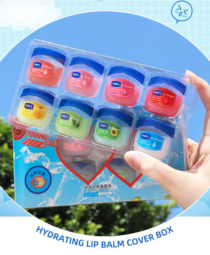 Hydrating Lip Balm Set 6pcs Natural Plant Moisturizing Lip Care Kit