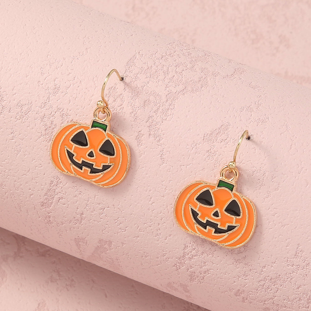 Geometric Alloy Halloween Earrings for Women