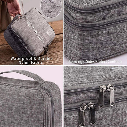 Portable Waterproof Travel Electronics Organizer Bag