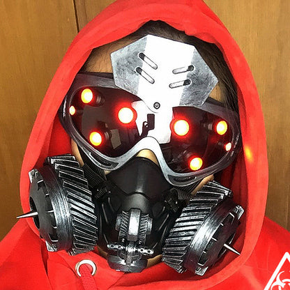 Halloween Luminous Goggles – Punk Party Accessory