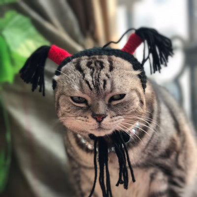 Funny Halloween Pet Hood Hat for Cats