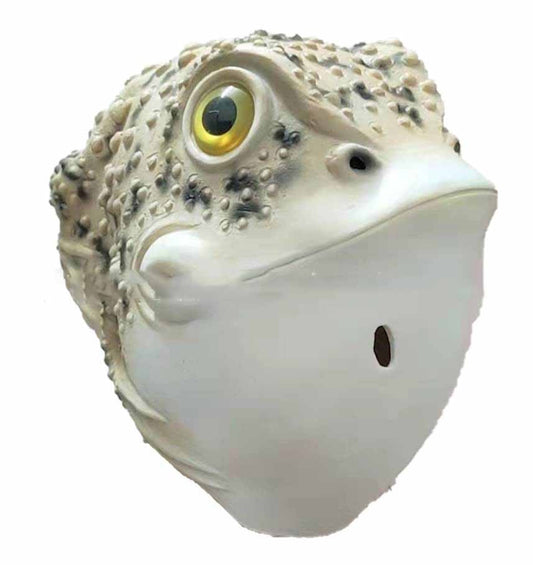 Halloween Golden Toad Latex Mask