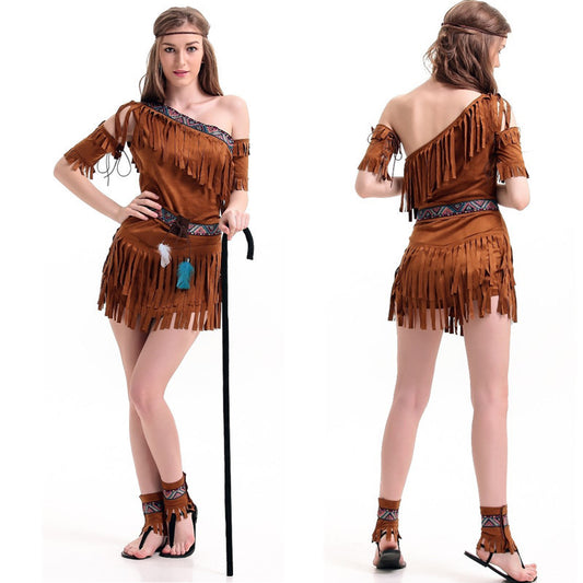 Women's Printed Halloween Costume Suit – Complete Set