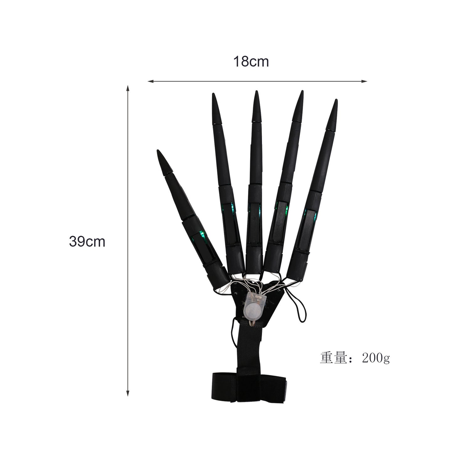 Halloween Glow Finger Claw – Party Prop Accessory