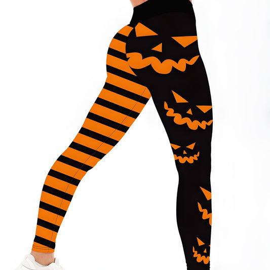 Halloween Printed Yoga Leggings for Women