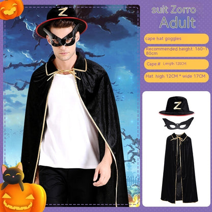 Halloween Vampire Costume – Cloak & Suit for Adults