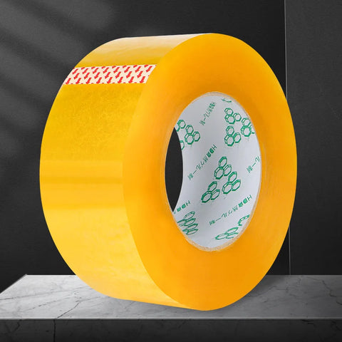 Yellow Carton Sealing Tape, Packing Tape, Moving Tape  Shipping Packaging Tape,Designed for Packing, Shipping and Mailing