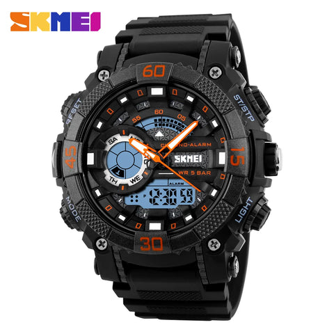 Mens Watches Top Brand Luxury Military Watches LED Digital analog Quartz Watch Men Sports Watches Waterproof Relogio Masculino