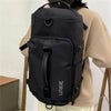 Outdoor waterproof sports travel backpack with large capacity and shoe compartment.