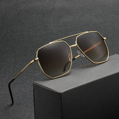 New Fashion Men Sunglasses Pilot Classic Driving Sun Glasses Metal Frame Mirror Leisure Fishing Business Men/women Eyeglassuv400