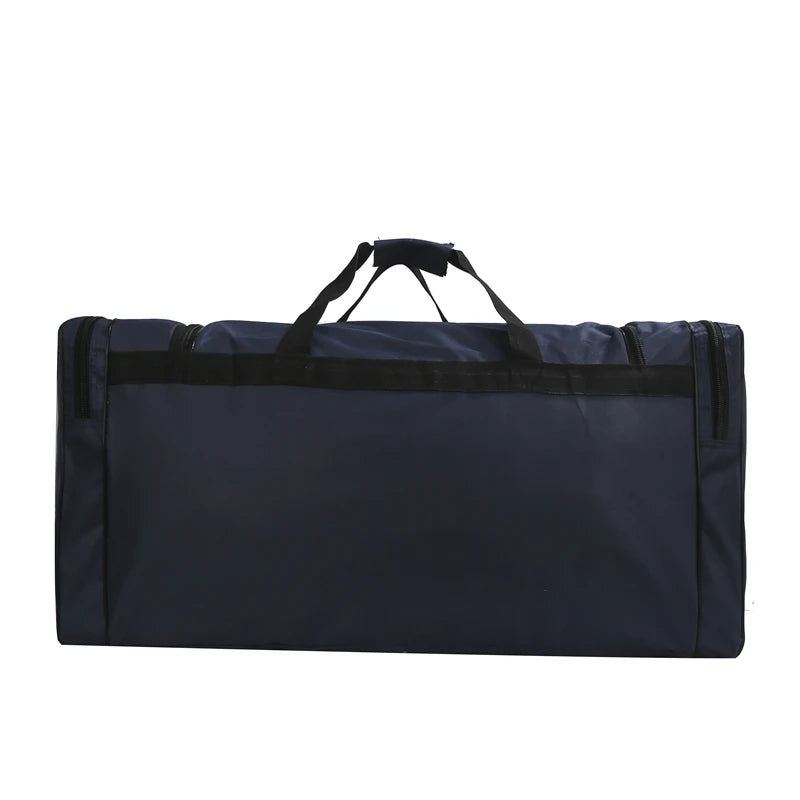 Large capacity travel luggage bag - multiple pockets, sports and fitness bag, zipper closure, one bag for outdoor travel
