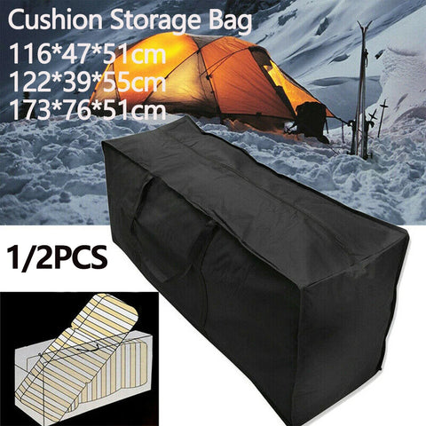 1/2PCS Garden Furniture Cushion Storage Bag Waterproof Anti-UV Rectangle Rip Proof 210D Oxford Fabric Christmas Tree Storage Bag