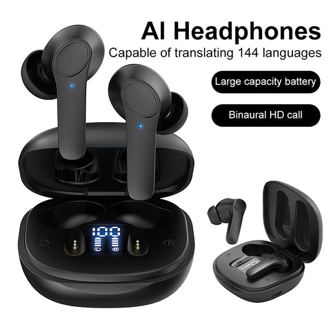 B11 Translation earphones 144 Languages Instant Translated Smart Voice Translator Wireless Bluetooth Travel Translator headset