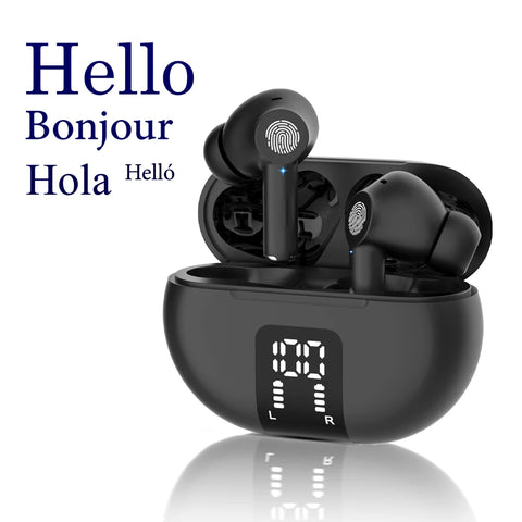 M10 Translation earphones 144 Languages Instant Translated Smart Voice Translator Wireless Bluetooth Travel Translator headset