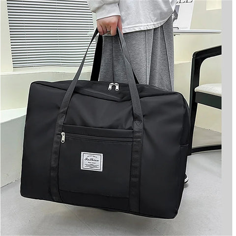 Large Capacity Folding Travel Bags Waterproof Luggage Tote Handbag Travel Duffle Bag Gym Yoga Storage Shoulder Bag For Women Men