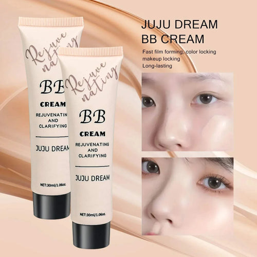 BB cream, isolation cream, liquid foundation, moisturizing, oil control, long-lasting makeup, milk, dry skin, and no powder