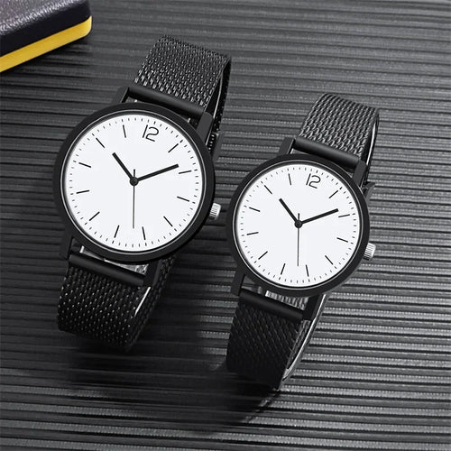 Couple Watches For Lovers 2023 Fashion Quartz Watches Men Women Waterproof Splash Resistant Wristwatch Lovers Watches