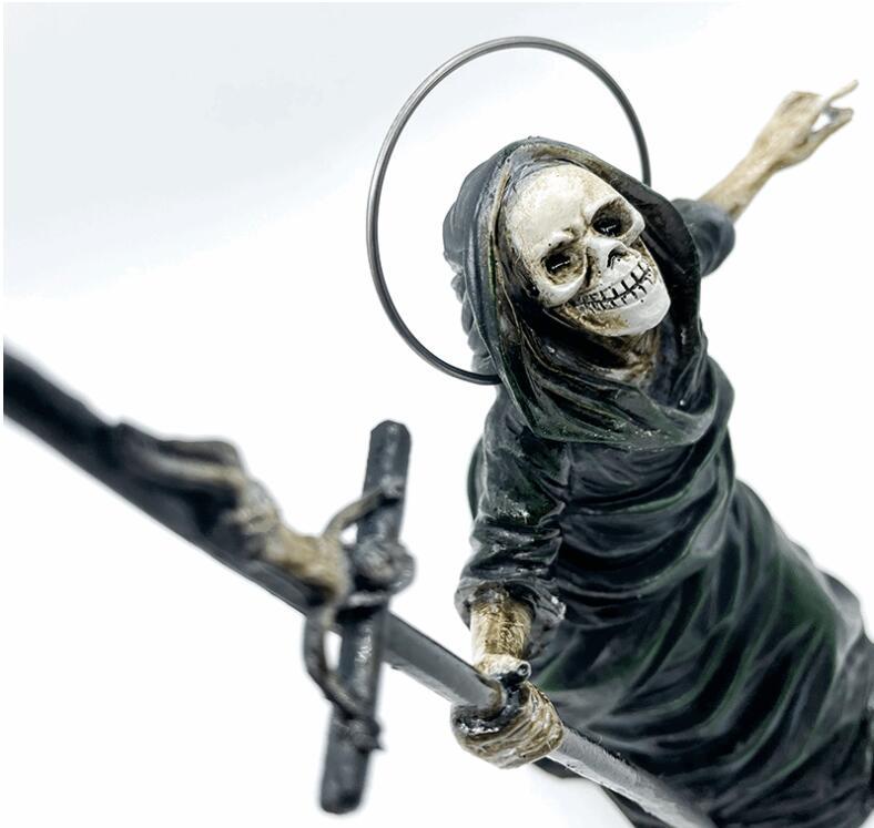 Halloween Black Wizard Resin Ornament