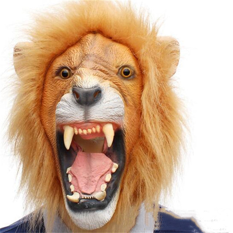 Cute Lion Latex Mask – Halloween & Costume