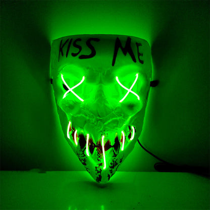 Halloween Luminous Tricky Face Mask