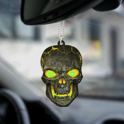 Halloween Skull Car Pendant – Acrylic Ornament