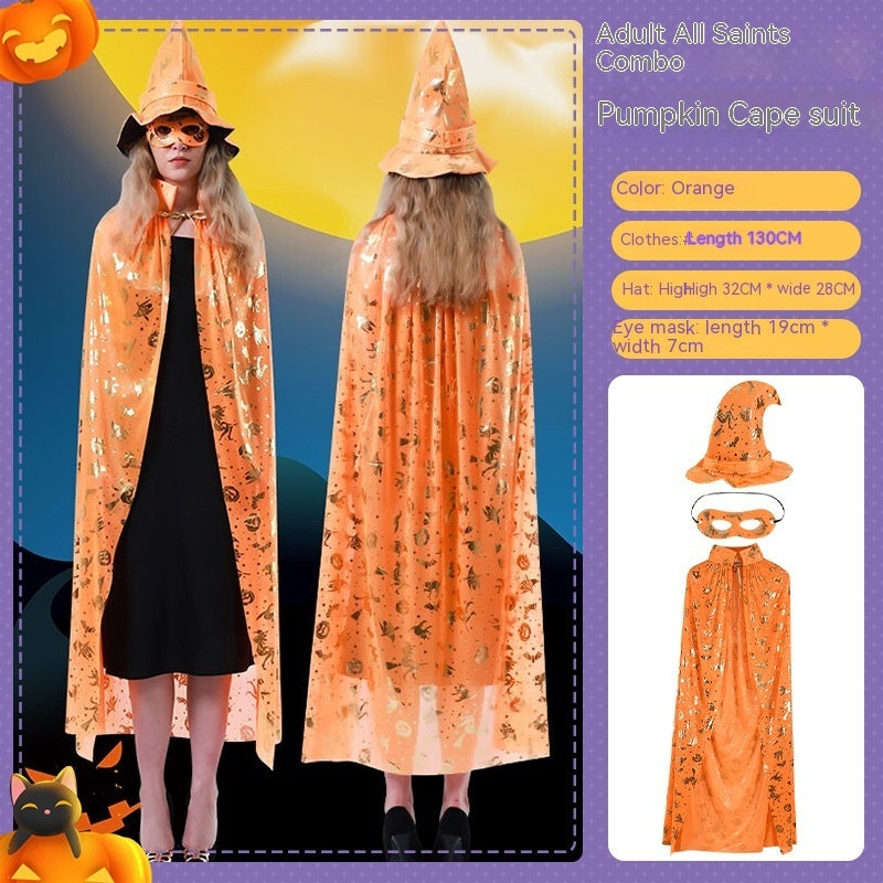 Halloween Vampire Costume – Cloak & Suit for Adults