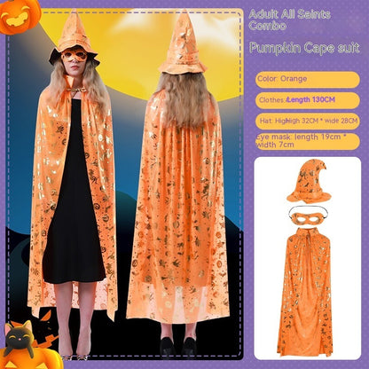 Halloween Vampire Costume – Cloak & Suit for Adults