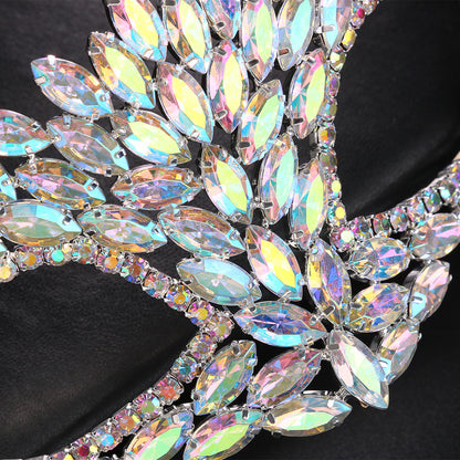 Halloween Geometric Mask – Silver & Gold