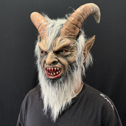 Halloween Horror Latex Lucifer Headgear Mask