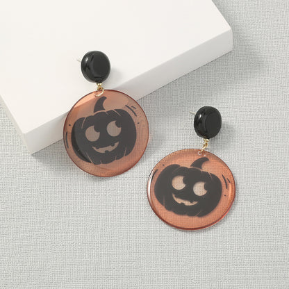 Geometric Halloween Earrings – Simple & Stylish