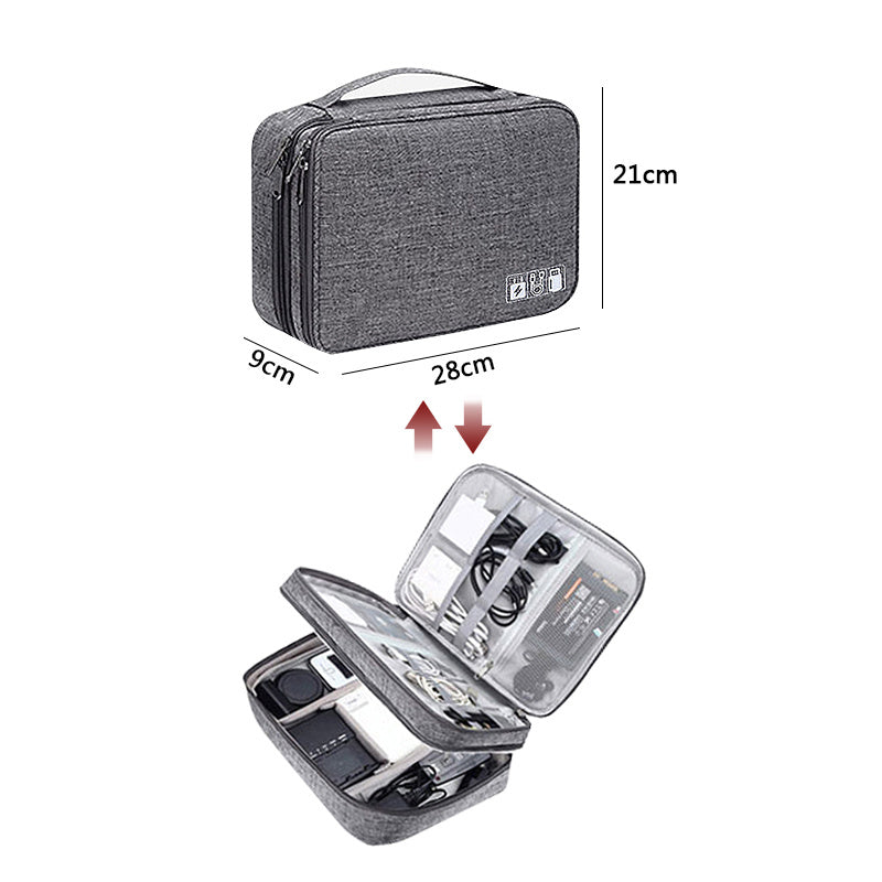 Portable Waterproof Travel Electronics Organizer Bag