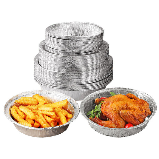 Non-Stick Aluminum Foil Liners – 50 Pack Disposable