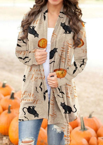 Halloween Women’s Digital Print Cardigan Jacket