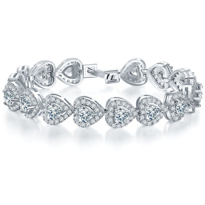 Women's Simple Fashion Hollowed-out Rhinestone Zircon Bracelet