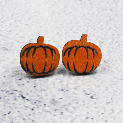 Halloween Bat Stud Earrings – Spooky Chic