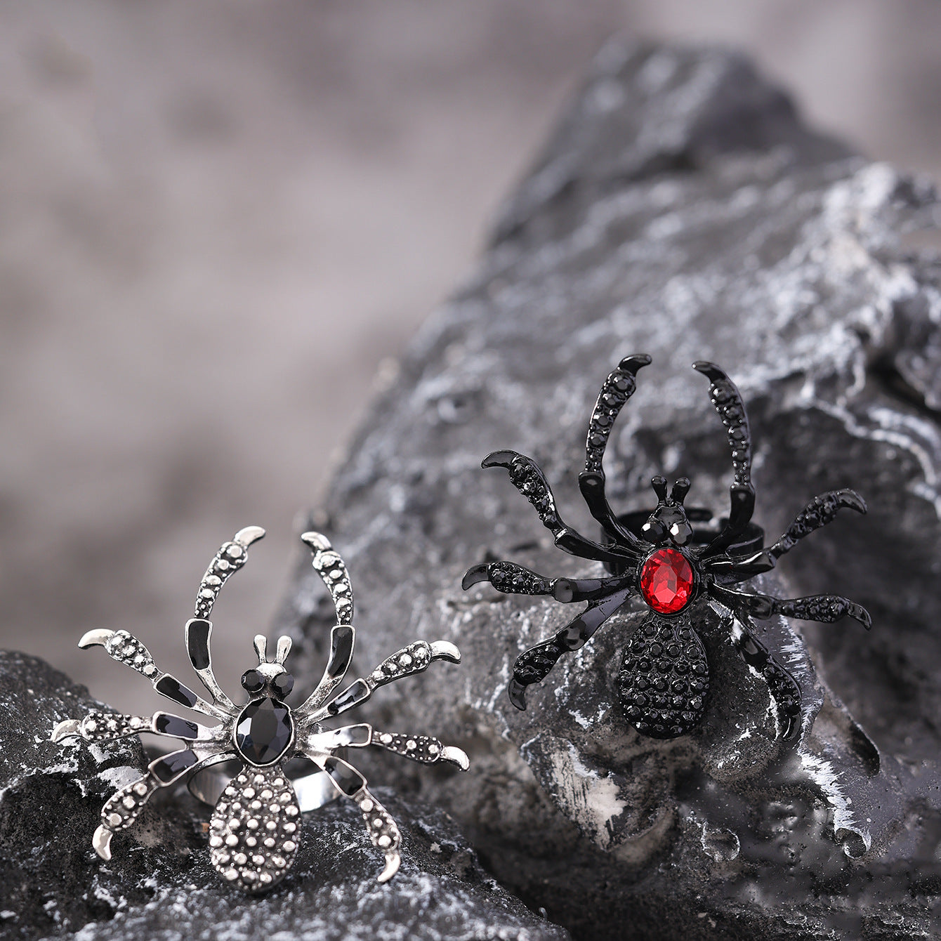 Halloween Gothic Spider Ring