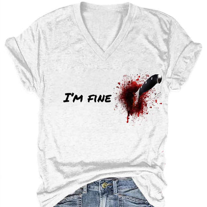 Women's Halloween Funny Short Sleeve T-Shirt
