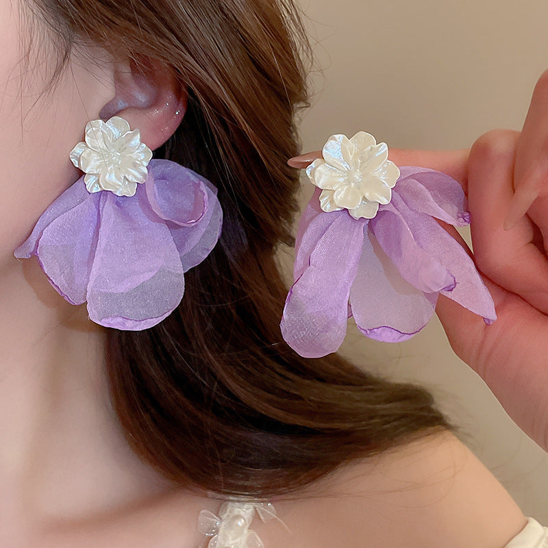 All-match Ear Studs Personalized Temperament Earrings Niche High Sense