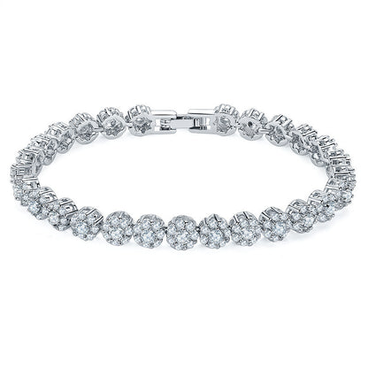 Women's Simple Fashion Hollowed-out Rhinestone Zircon Bracelet