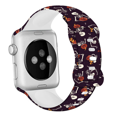 Halloween Silicone Watch Strap – Compatible with Apple Watch