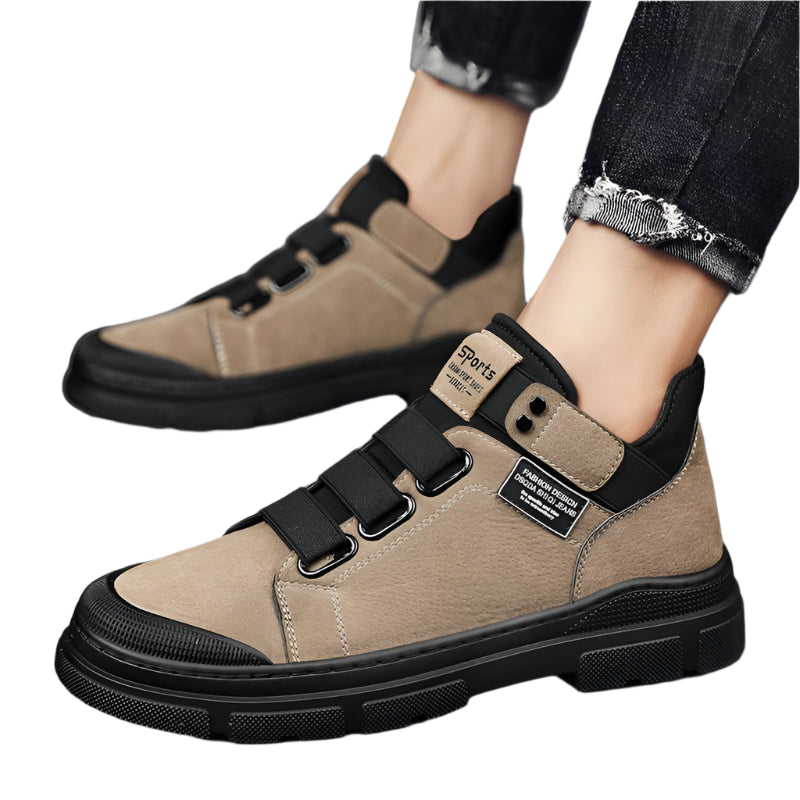 Men’s Suede Winter Slip-Ons – Warm Casual Sneakers