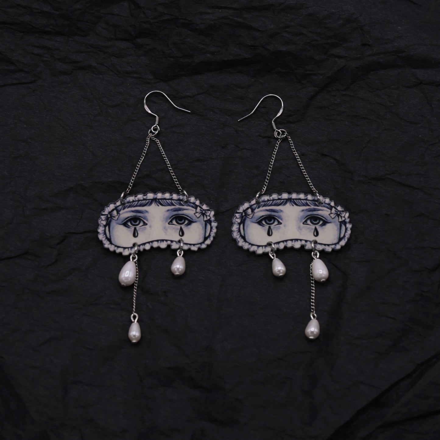 Halloween Pearl Earring & Necklace Set for Ladies