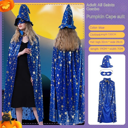 Halloween Vampire Costume – Cloak & Suit for Adults