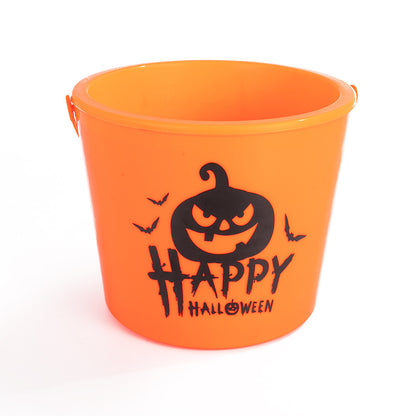 Halloween Glowing Pumpkin Bucket – Portable LED Toy