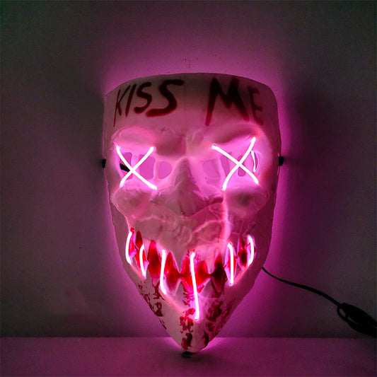 Halloween Luminous Tricky Face Mask