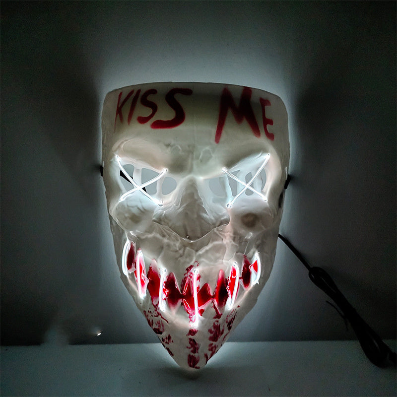Halloween Luminous Tricky Face Mask