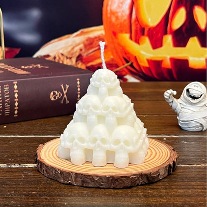 Halloween Skull Candle