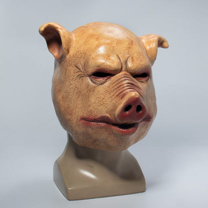 Scary Halloween Pig Head Mask – Latex Costume
